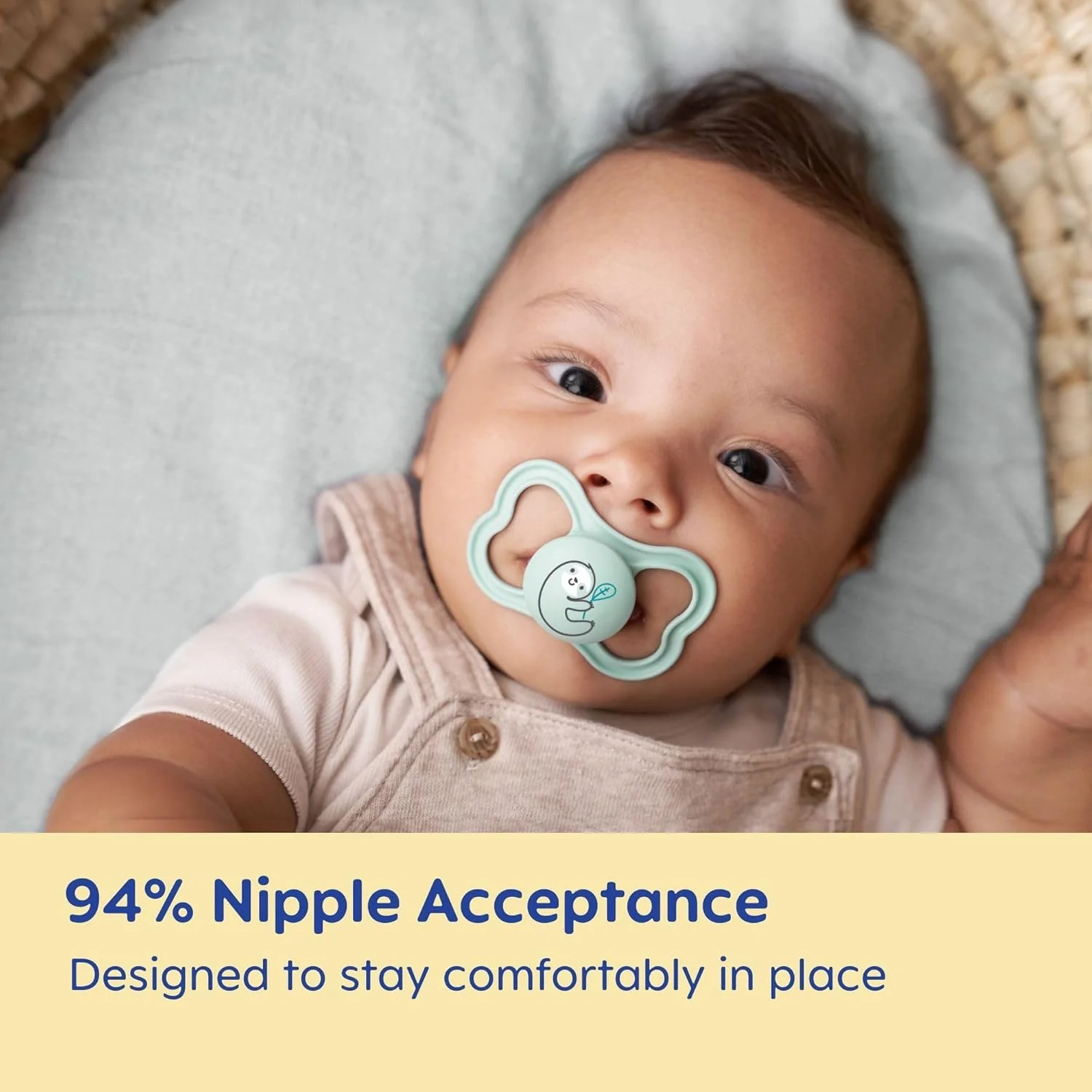 پستانک سیلیکونی چاپی MAM Air - دخترانه - 6+ ماه 2 عددی پستانک سیلیکونی چاپی MAM Air - دخترانه - 6+ ماه 2 عددی