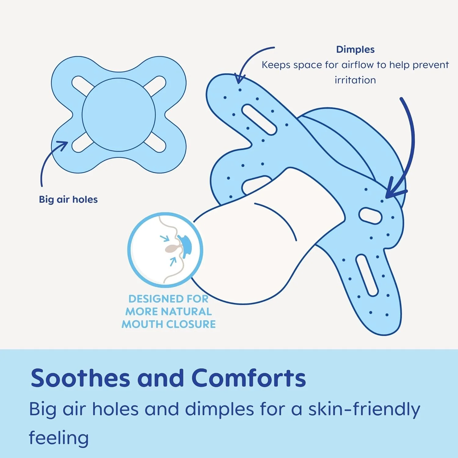 پستانک نوزادی مات MAM Original Start، بهترین پستانک برای نوزادان شیرخوار، پسرانه، 0-3 ماه (بسته 4 عددی) پستانک نوزادی مات MAM Original Start، بهترین پستانک برای نوزادان شیرخوار، پسرانه، 0-3 ماه (بسته 4 عددی)