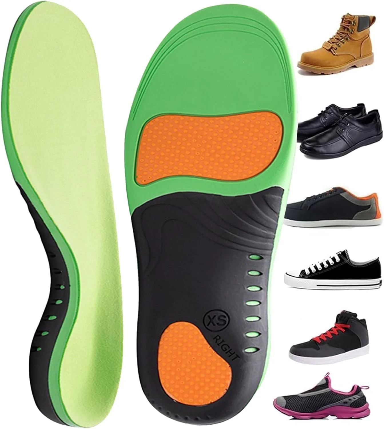 کفی طبی | کفی های تنفسی پا، پشتیبانی از قوس پا برای مردان و زنان، کفی های راحت برای چکمه کار کفی طبی | کفی های تنفسی پا، پشتیبانی از قوس پا برای مردان و زنان، کفی های راحت برای چکمه کار