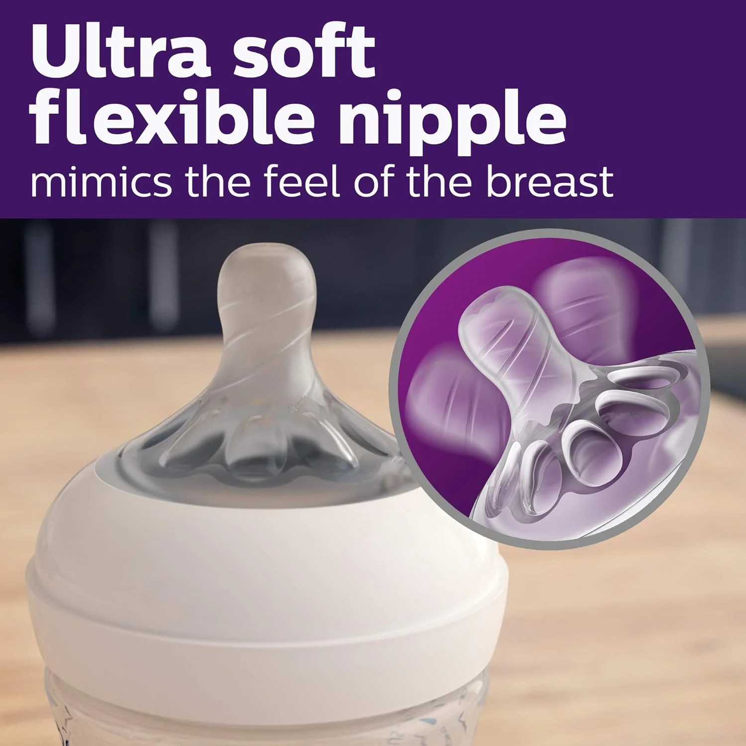 شیشه شیر نچرال اونت، شفاف، 4 اونس، 4 عددی، SCF010/47