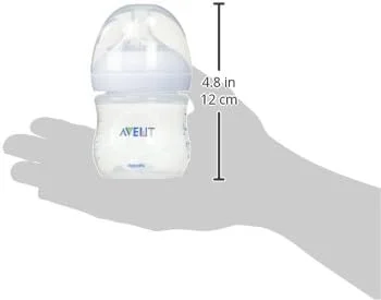 شیشه شیر نچرال اونت، شفاف، 4 اونس، 4 عددی، SCF010/47