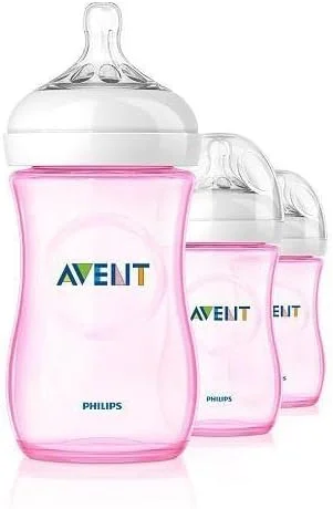 ست شیشه شیر نچرال اونت فیلیپس 3 عددی 260 میل (دخترانه) ست شیشه شیر نچرال اونت فیلیپس 3 عددی 260 میل (دخترانه)