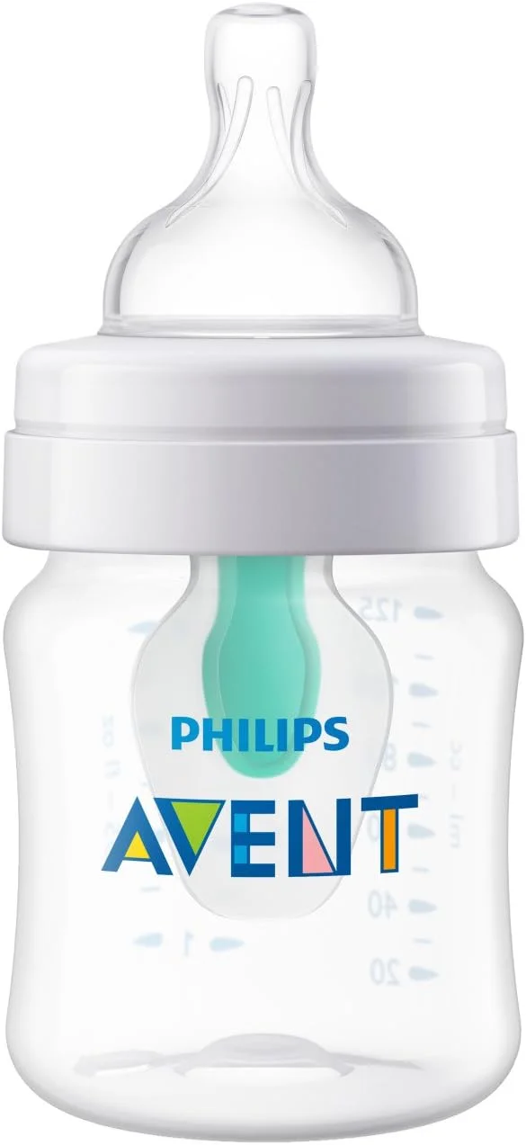 شیشه شیر ضد کولیک Philips AVENT با دریچه AirFree، 4 اونس، بسته 4 عددی شیشه شیر ضد کولیک Philips AVENT با دریچه AirFree، 4 اونس، بسته 4 عددی