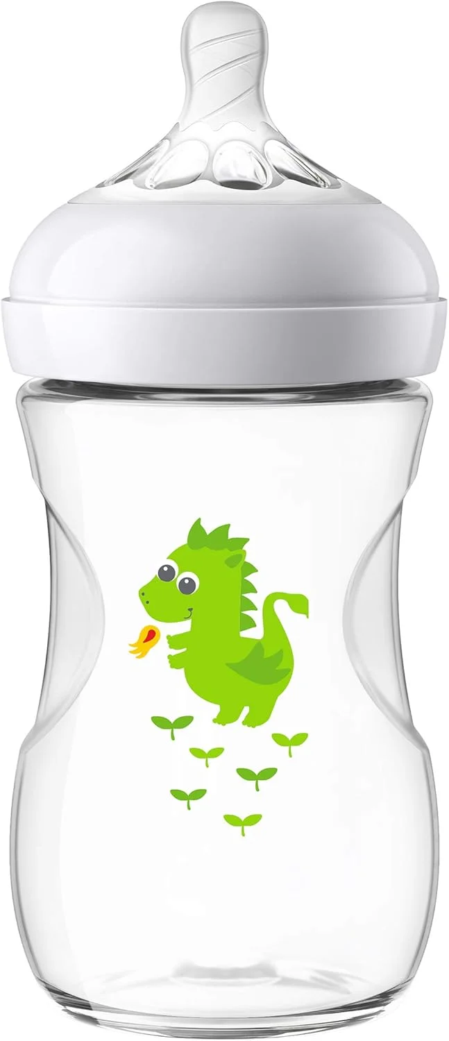 ست هدیه شیشه شیر نچرال اونت فیلیپس مدل SCD287/24 به همراه پستانک و زنجیر پستانک 260 میلی لیتر ست هدیه شیشه شیر نچرال اونت فیلیپس مدل SCD287/24 به همراه پستانک و زنجیر پستانک 260 میلی لیتر