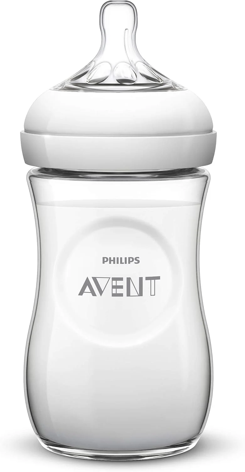 ست هدیه شیشه شیر نچرال اونت فیلیپس مدل SCD287/24 به همراه پستانک و زنجیر پستانک 260 میلی لیتر ست هدیه شیشه شیر نچرال اونت فیلیپس مدل SCD287/24 به همراه پستانک و زنجیر پستانک 260 میلی لیتر