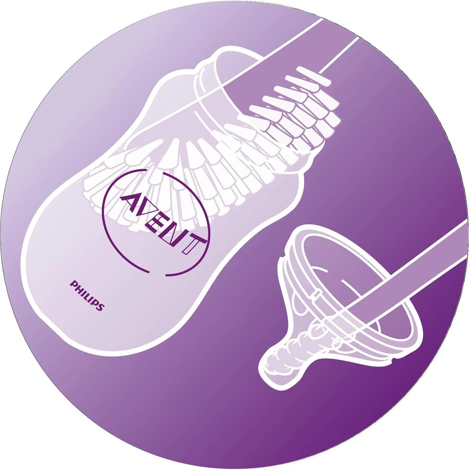 ست هدیه شیشه شیر نچرال اونت فیلیپس بنفش آبی 075020068729 ست هدیه شیشه شیر نچرال اونت فیلیپس بنفش آبی 075020068729