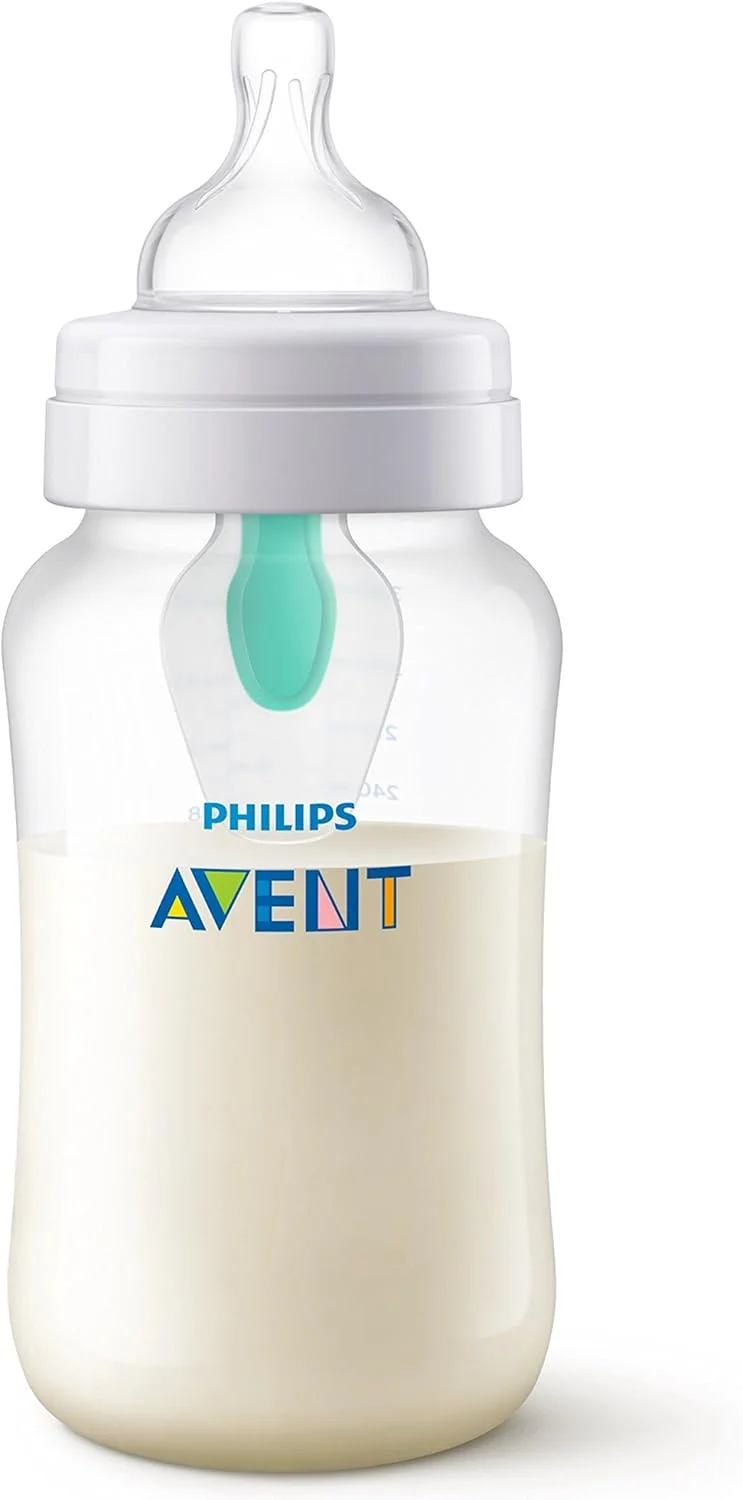 شیشه شیر ضد نفخ 330 میلی لیتری Philips Avent SCF816/14 به همراه دریچه AirFree™ مناسب 3 ماه به بالا شیشه شیر ضد نفخ 330 میلی لیتری Philips Avent SCF816/14 به همراه دریچه AirFree™ مناسب 3 ماه به بالا