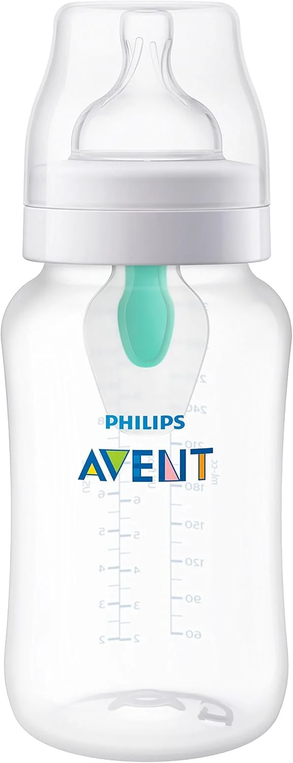 شیشه شیر ضد نفخ 330 میلی لیتری Philips Avent SCF816/14 به همراه دریچه AirFree™ مناسب 3 ماه به بالا شیشه شیر ضد نفخ 330 میلی لیتری Philips Avent SCF816/14 به همراه دریچه AirFree™ مناسب 3 ماه به بالا