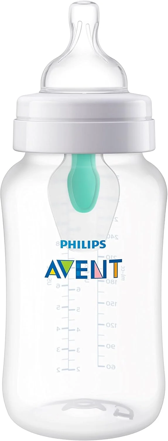 شیشه شیر ضد نفخ 330 میلی لیتری Philips Avent SCF816/14 به همراه دریچه AirFree™ مناسب 3 ماه به بالا شیشه شیر ضد نفخ 330 میلی لیتری Philips Avent SCF816/14 به همراه دریچه AirFree™ مناسب 3 ماه به بالا