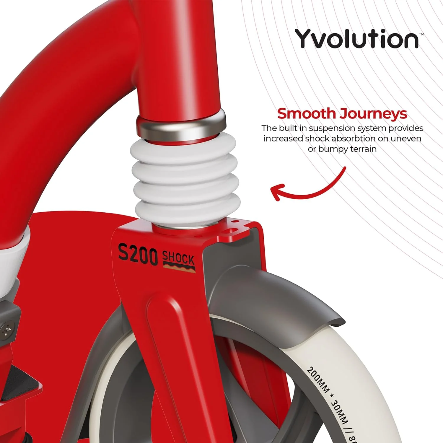 اسکوتر دو چرخ Yvolution S200 قرمز - اسکوتر تاشو سبک وزن برای کودکان 5 سال به بالا | ترمز عقب، فرمان قابل تنظیم، بند حمل آسان (YS54R2) اسکوتر دو چرخ Yvolution S200 قرمز - اسکوتر تاشو سبک وزن برای کودکان 5 سال به بالا | ترمز عقب، فرمان قابل تنظیم، بند حمل آسان (YS54R2)