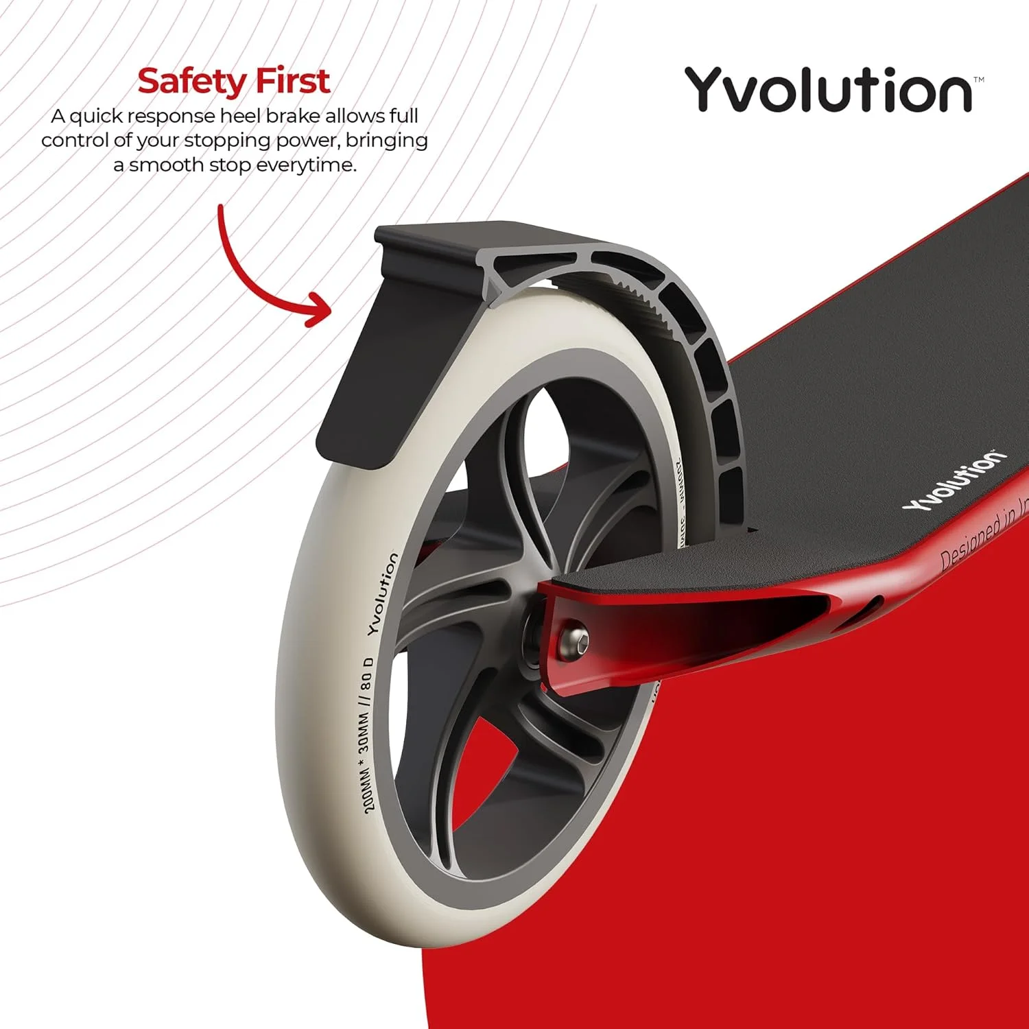 اسکوتر دو چرخ Yvolution S200 قرمز - اسکوتر تاشو سبک وزن برای کودکان 5 سال به بالا | ترمز عقب، فرمان قابل تنظیم، بند حمل آسان (YS54R2) اسکوتر دو چرخ Yvolution S200 قرمز - اسکوتر تاشو سبک وزن برای کودکان 5 سال به بالا | ترمز عقب، فرمان قابل تنظیم، بند حمل آسان (YS54R2)