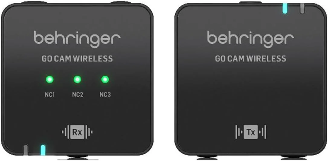 سیستم میکروفون بی سیم دیجیتال گیره ای Behringer GO CAM برای تولیدکنندگان محتوا (GO CAM Wireless)