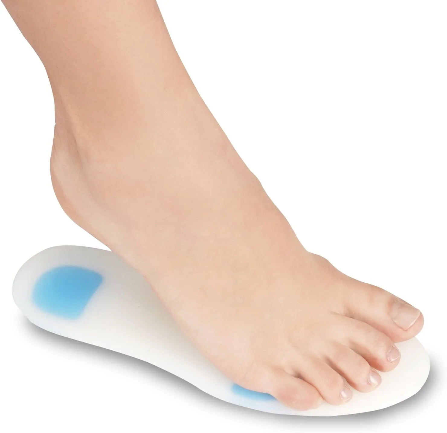 کفی سیلیکونی کفش - کفی طبی (جفت) پشتیبانی ارتوپدی برای پیاده روی، دویدن و تناسب اندام - طراحی نرم، راحت و ضد حساسیت (M / 38-39)