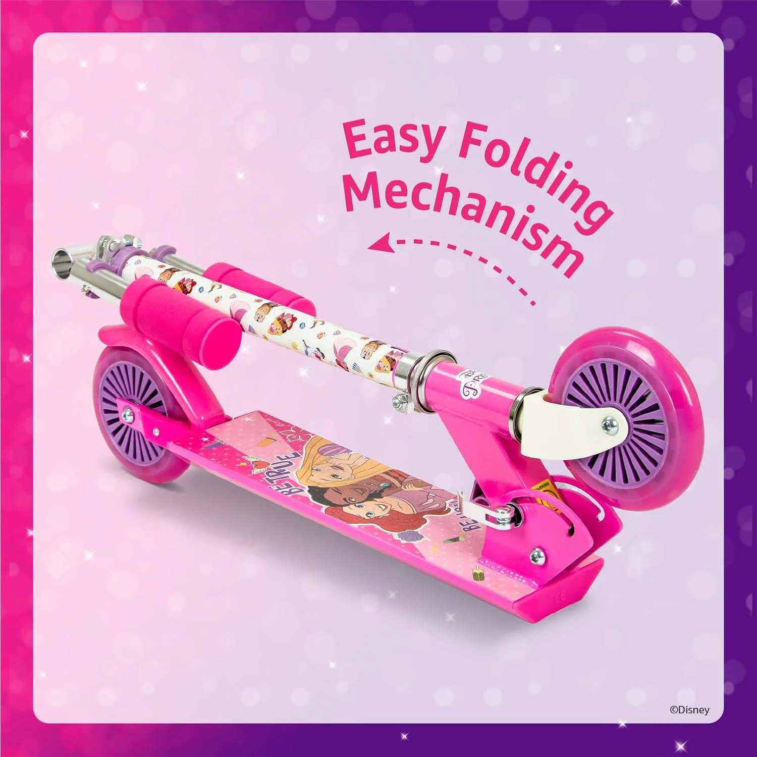 اسکوتر 2 چرخ پرنسس اسپارتان - با چراغ LED صورتی، SP-7061 اسکوتر 2 چرخ پرنسس اسپارتان - با چراغ LED صورتی، SP-7061