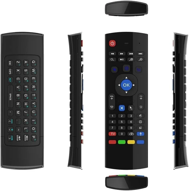 ریموت کنترل جایگزین جدید ELTERAZONE، ریموت کنترل مناسب، ریموت کنترل جهانی سازگار با ماوس هوایی MX3-M بیسیم 2.4G با میکروفون برای جعبه تلویزیون اندروید/مینی کامپیوتر ریموت کنترل جایگزین جدید ELTERAZONE، ریموت کنترل مناسب، ریموت کنترل جهانی سازگار با ماوس هوایی MX3-M بیسیم 2.4G با میکروفون برای جعبه تلویزیون اندروید/مینی کامپیوتر