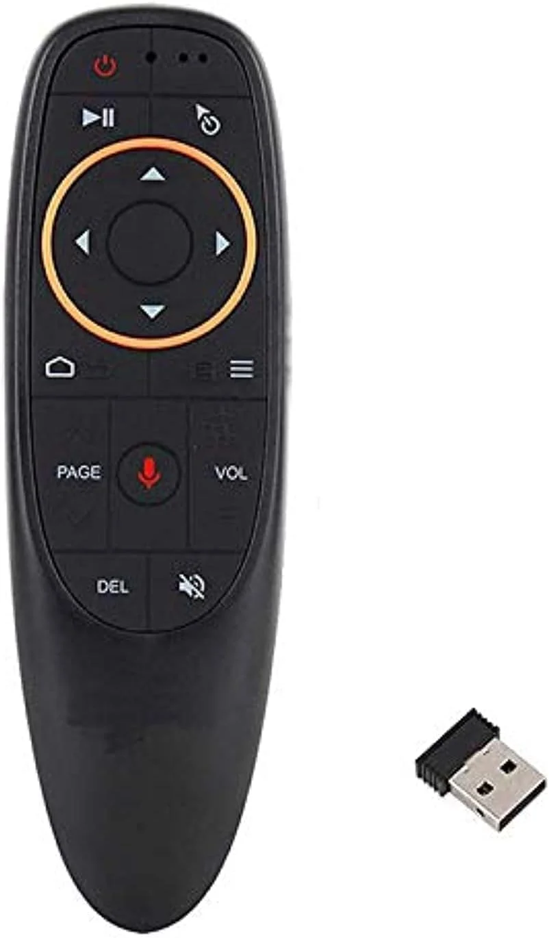 ریموت کنترل هوشمند Elterazone با کنترل صوتی، ایر ماوس بی‌سیم، 2.4G RF با میکروفون برای ناوبری آسان تلویزیون و رایانه شخصی، سازگاری جهانی