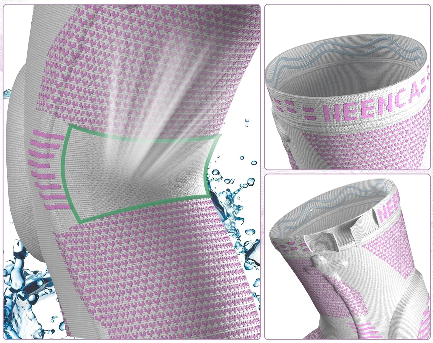 زانوبند حرفه ای NEENCA مدل HX051-PW-3XL