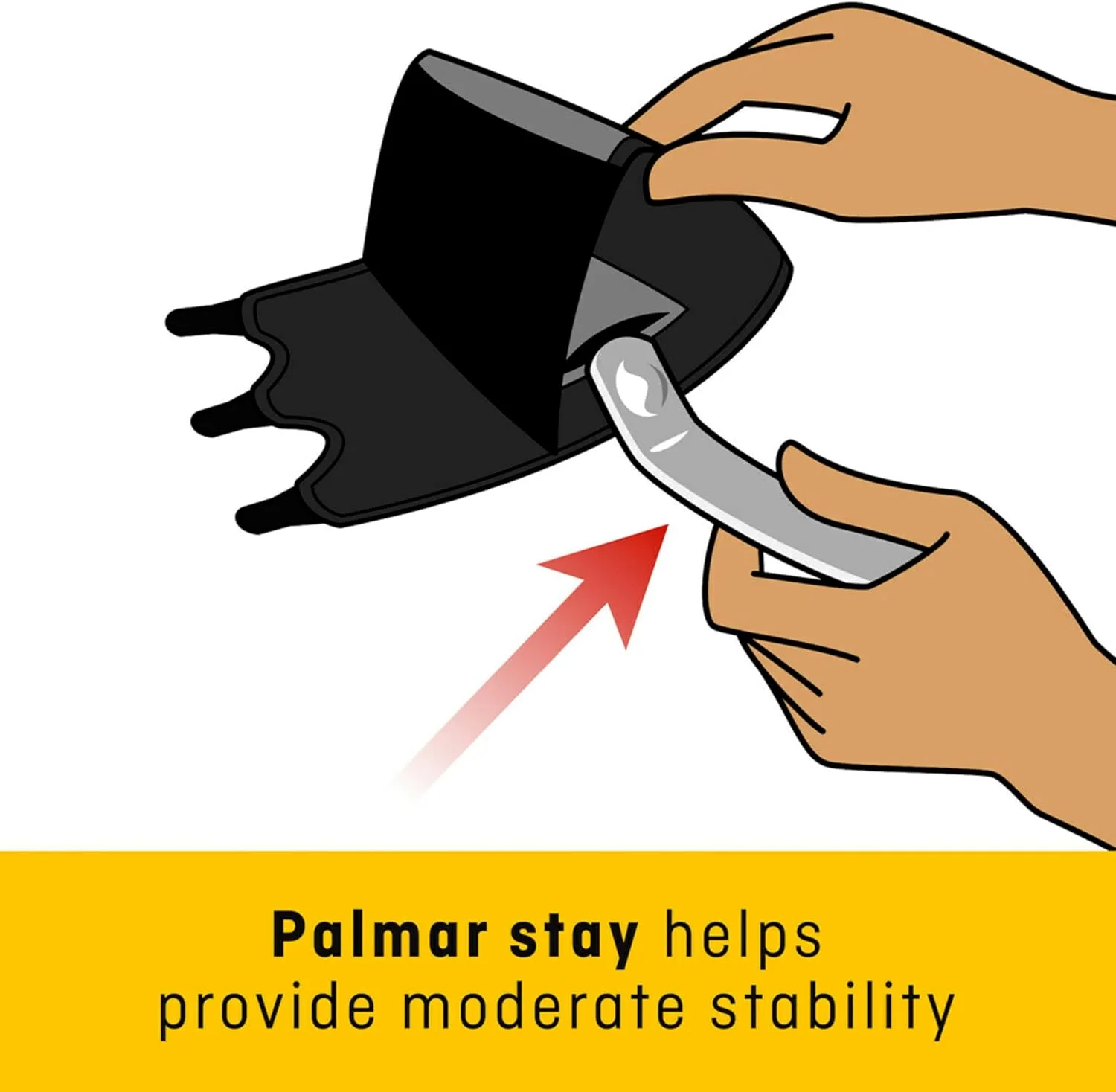 مچ بند طبی فوتورو مدل Comfort Stabilizing با سایز قابل تنظیم، 1 عدد در بسته | رنگ مشکی | 10770ENR | تثبیت کننده و پشتیبان مچ دست آسیب دیده، ضعیف و دردناک | پشتیبانی متوسط | مچ بند