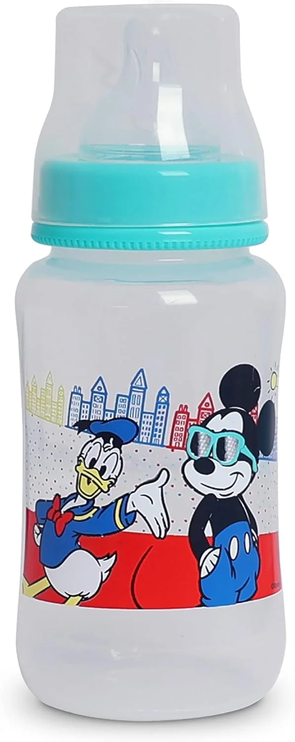 شیشه شیر کودک دیزنی میکی موس، 3+ ماه، 320 میلی لیتر 11 اونس، چند رنگ