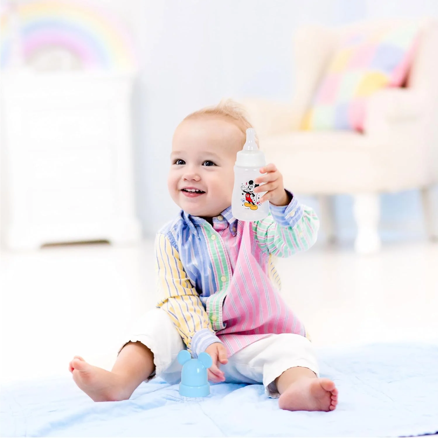 شیشه شیر کودک دیزنی میکی موس، 0 تا 3 ماه، 125 میلی لیتر