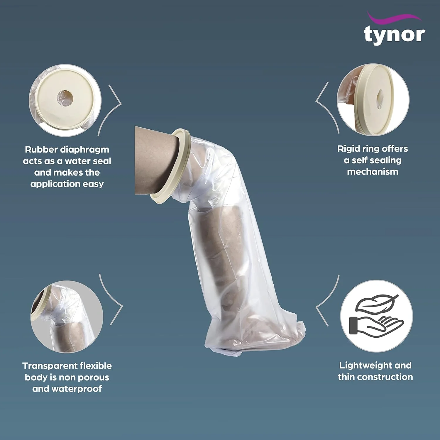 روکش گچ پا Tynor - یونیورسال