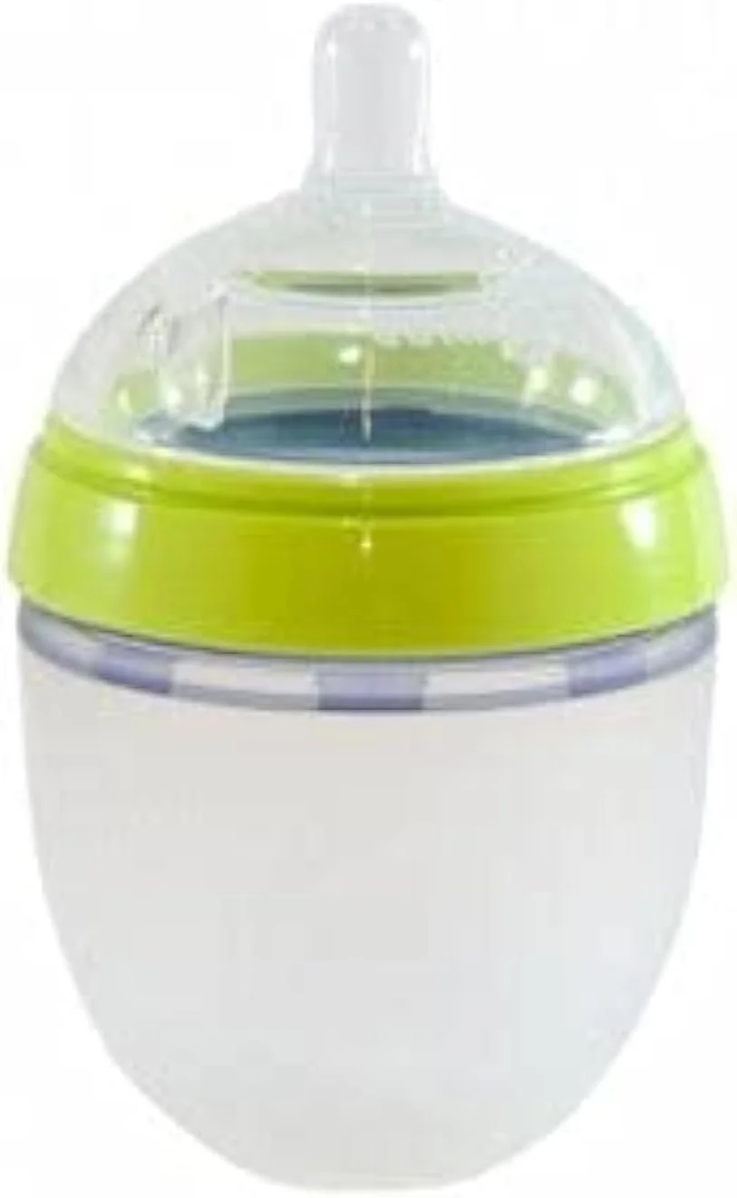 شیشه شیر کودک Comotomo با حس طبیعی، نرم و قابل انعطاف، تمیز کردن آسان، شیشه ضد نفخ دوقلو برای نوزادان و نوزادان تازه متولد شده 150 میلی لیتر، سبز (بسته 1 عددی) شیشه شیر کودک Comotomo با حس طبیعی، نرم و قابل انعطاف، تمیز کردن آسان، شیشه ضد نفخ دوقلو برای نوزادان و نوزادان تازه متولد شده 150 میلی لیتر، سبز (بسته 1 عددی)