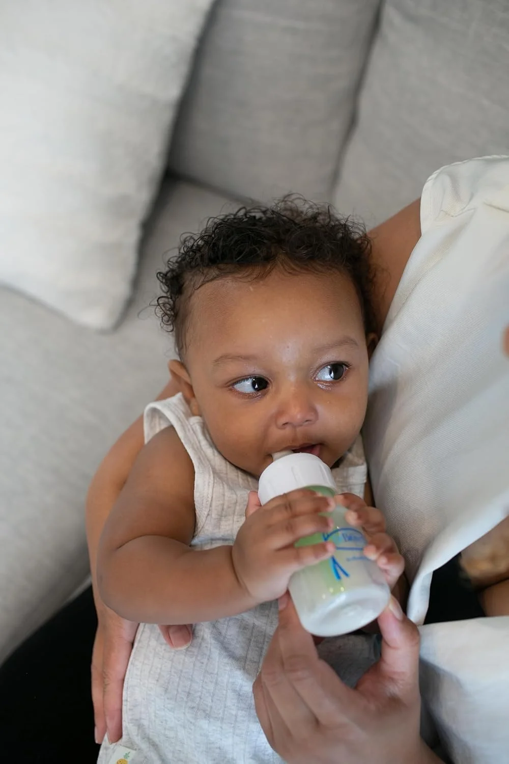 شیشه شیر نوزاد 2 اونس دکتر براون مدل Natural Flow، بسته 2 عددی با سرشیشه پریمی - شفاف - Sb2200