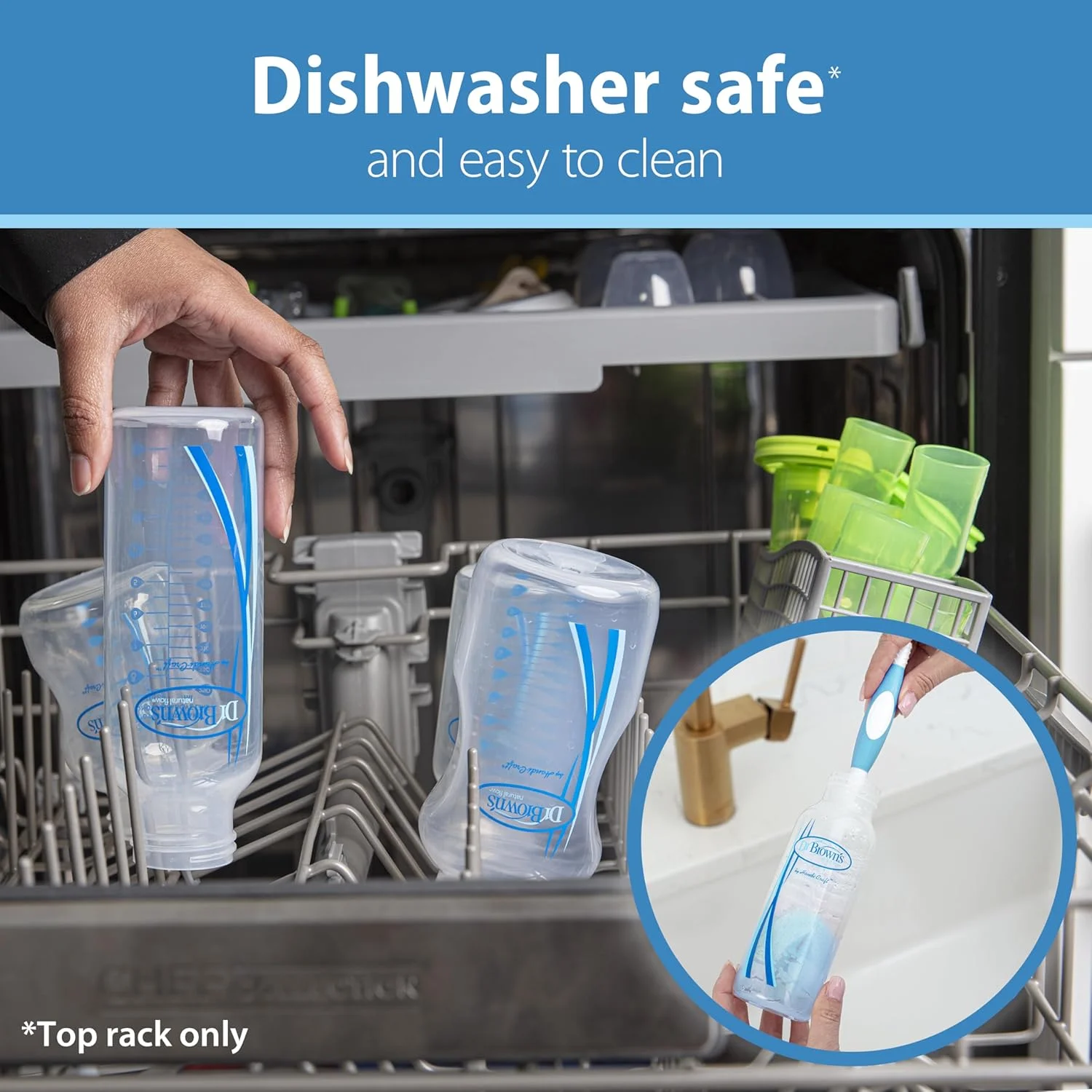 شیشه شیر ضد نفخ آپشنز پلاس باریک دکتر براون، 0+ ماهگی، جریان خیلی آهسته (4 عددی)، شیشه شیر برای کاهش قولنج (2 اونس/60 میلی لیتر) شیشه شیر ضد نفخ آپشنز پلاس باریک دکتر براون، 0+ ماهگی، جریان خیلی آهسته (4 عددی)، شیشه شیر برای کاهش قولنج (2 اونس/60 میلی لیتر)