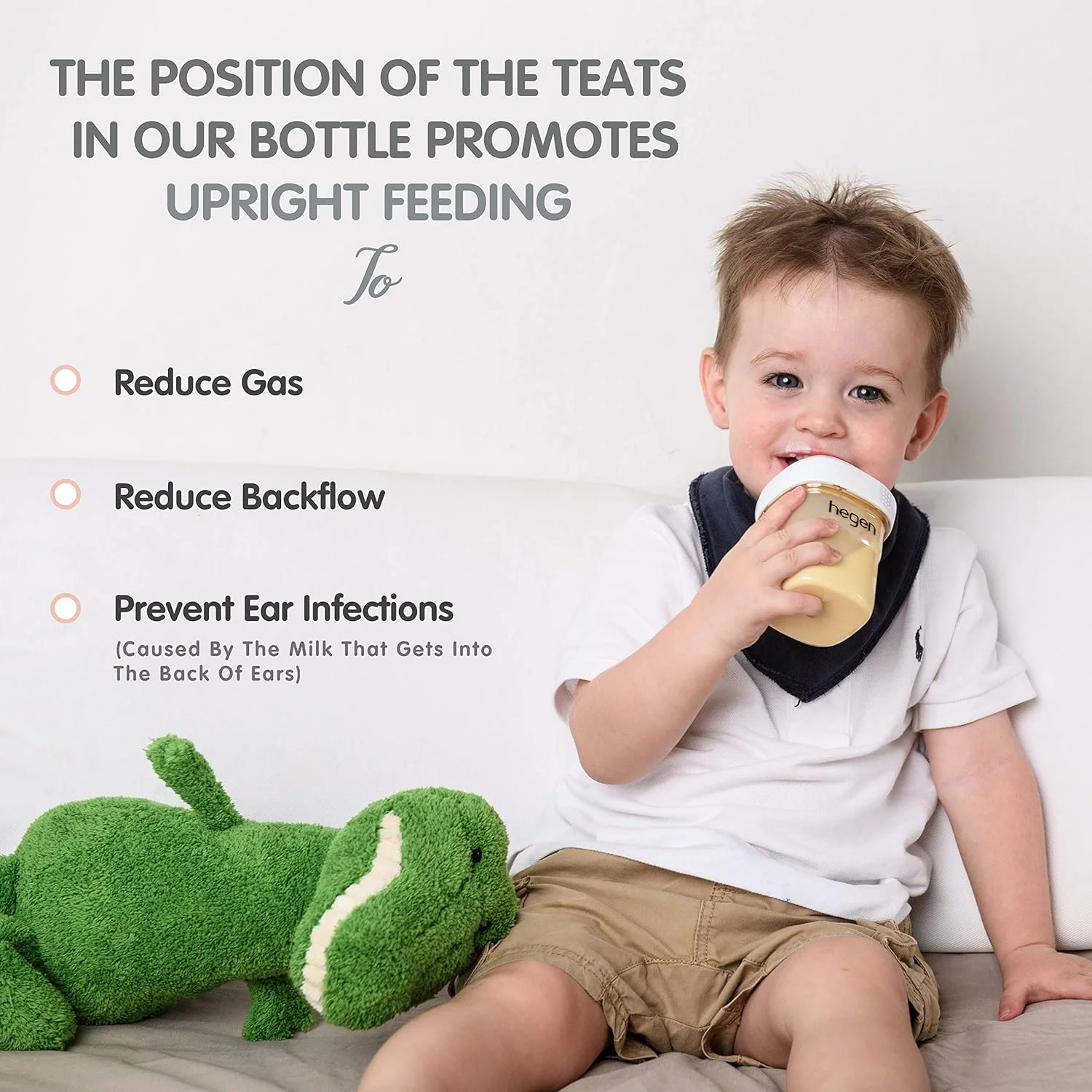 شیشه شیر 330 میلی لیتری Hegen با 2 عدد سرشیشه جریان سریع، درب فشاری برای بستن، چرخشی برای باز کردن (PCTO™)، سرشیشه شبیه سینه مادر، جنس PPSU (پلی فنیل سولفون)، ضد نفخ، بدون BPA، 6+ ماه، بسته 2 عددی شیشه شیر 330 میلی لیتری Hegen با 2 عدد سرشیشه جریان سریع، درب فشاری برای بستن، چرخشی برای باز کردن (PCTO™)، سرشیشه شبیه سینه مادر، جنس PPSU (پلی فنیل سولفون)، ضد نفخ، بدون BPA، 6+ ماه، بسته 2 عددی