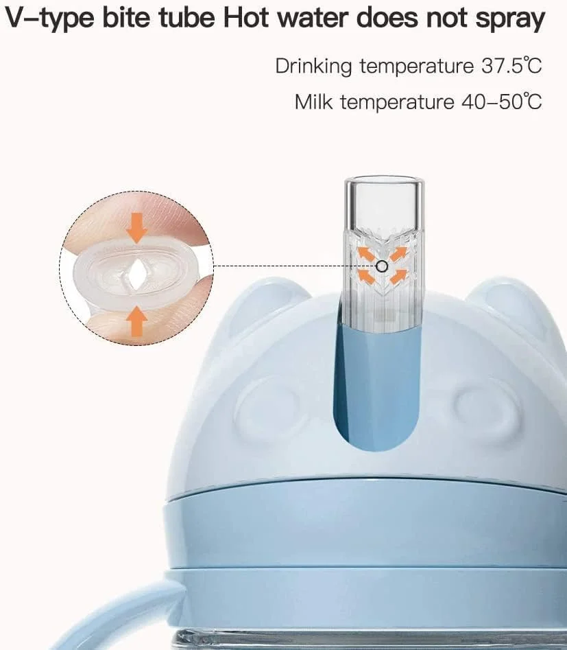 لیوان آبمیوه خوری 260 میلی لیتری GoIndigo با نی، دسته و دهانه نرم - بطری آب ضد چکه کودک با اسباب بازی های زیبا (آبی) لیوان آبمیوه خوری 260 میلی لیتری GoIndigo با نی، دسته و دهانه نرم - بطری آب ضد چکه کودک با اسباب بازی های زیبا (آبی)