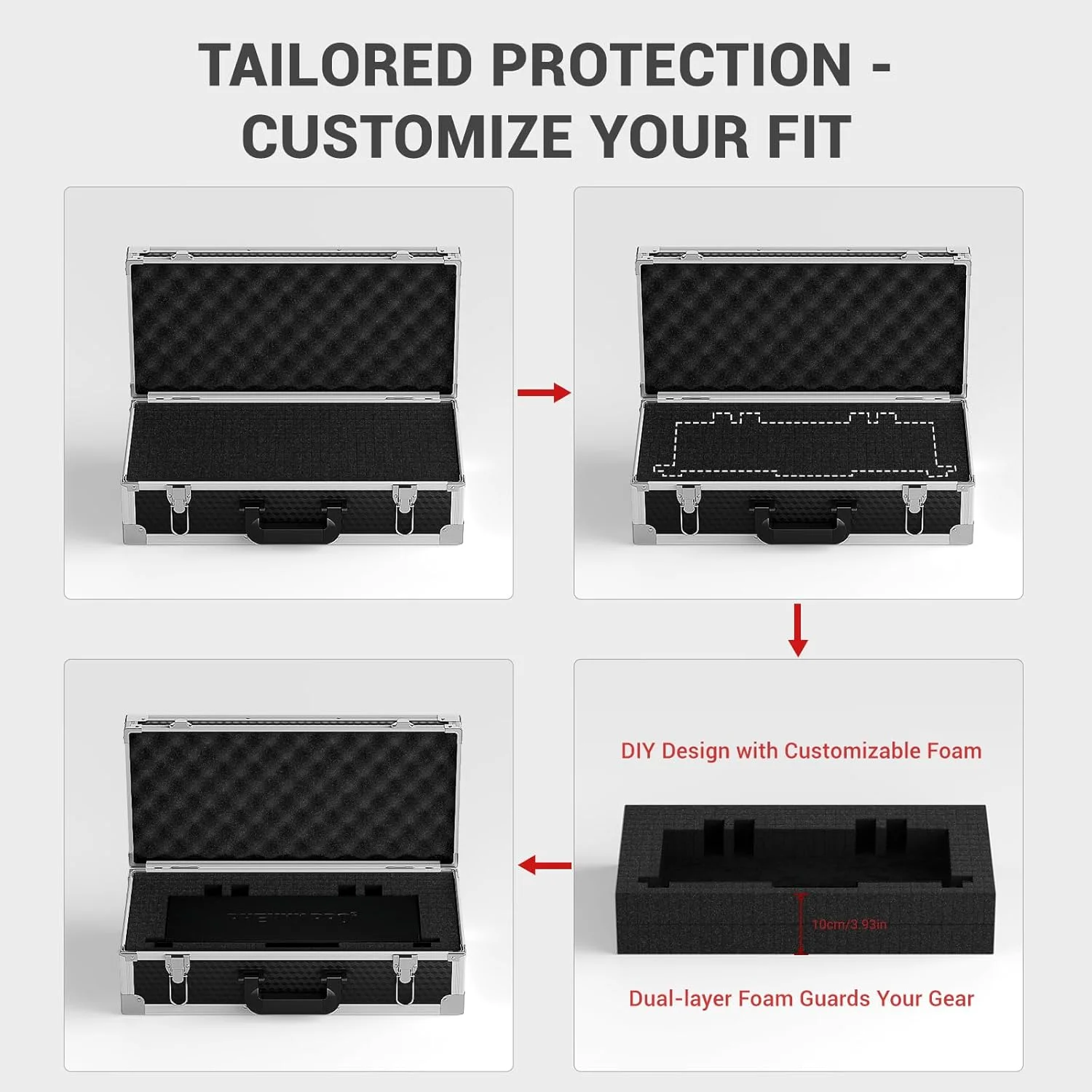 کیف حمل و نگهداری تجهیزات Phenyx Pro با فوم قابل تنظیم و قاب آلیاژ آلومینیوم، مناسب برای سیستم های میکروفون بی سیم (PCSE-L) کیف حمل و نگهداری تجهیزات Phenyx Pro با فوم قابل تنظیم و قاب آلیاژ آلومینیوم، مناسب برای سیستم های میکروفون بی سیم (PCSE-L)