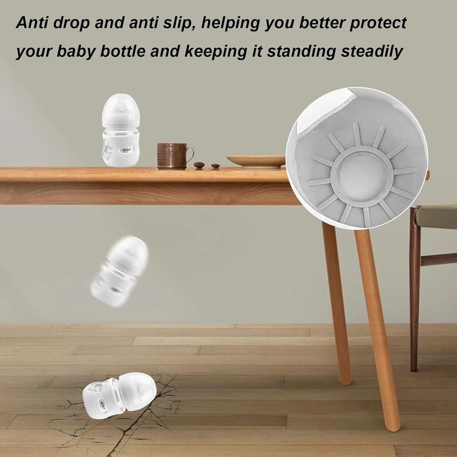 محافظ سیلیکونی شیشه شیر اونت نچرال لانگ جون جون فشن، بسته 3 عددی، ضد شکستگی، سازگار با شیشه شیر کودک، فاقد BPA (120 میلی لیتر) محافظ سیلیکونی شیشه شیر اونت نچرال لانگ جون جون فشن، بسته 3 عددی، ضد شکستگی، سازگار با شیشه شیر کودک، فاقد BPA (120 میلی لیتر)