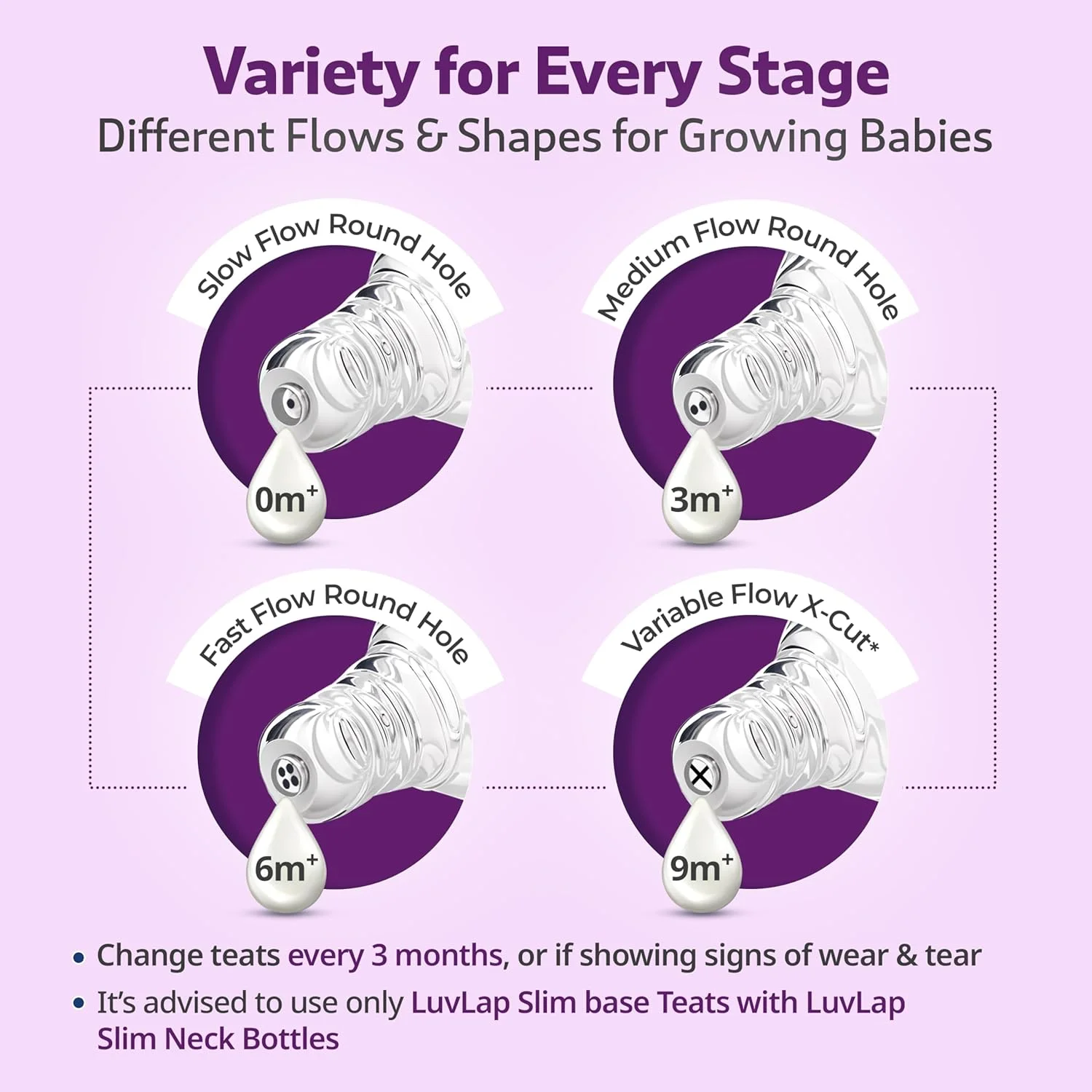 شیشه شیر ضد نفخ دهانه پهن نچرال فلو Luv Lap، 150 میلی لیتر، بسته 2 عددی شیشه شیر ضد نفخ دهانه پهن نچرال فلو Luv Lap، 150 میلی لیتر، بسته 2 عددی