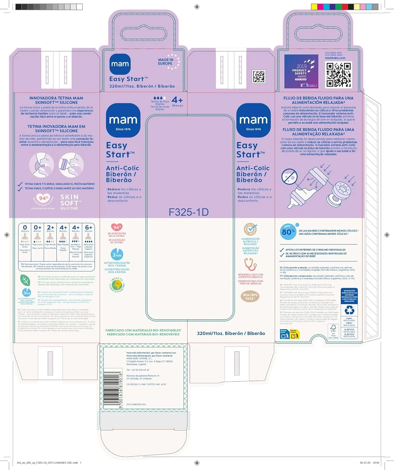 شیشه شیر ضد کولیک MAM از 4 ماهگی، 320 میلی لیتر، با 3 سرشیشه سیلیکونی جریان سریع، جذب آسان، خود استریل شونده و تمیز کردن آسان، ضد کولیک ایزی استارت، صورتی مات، 1 عدد شیشه شیر ضد کولیک MAM از 4 ماهگی، 320 میلی لیتر، با 3 سرشیشه سیلیکونی جریان سریع، جذب آسان، خود استریل شونده و تمیز کردن آسان، ضد کولیک ایزی استارت، صورتی مات، 1 عدد