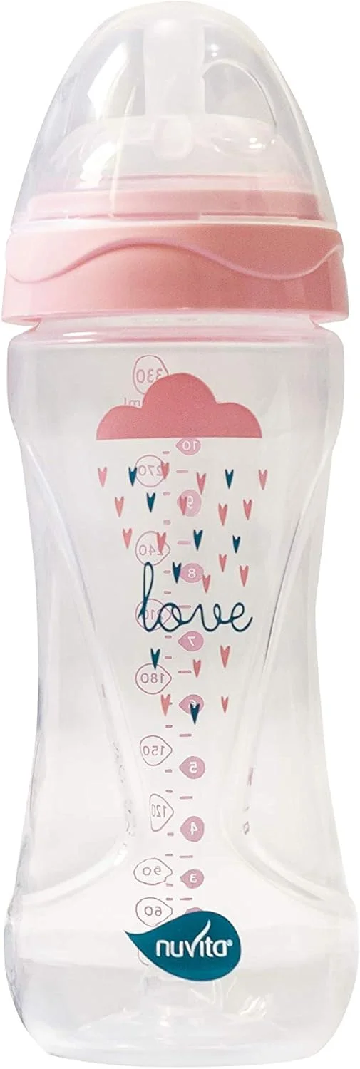 شیشه شیر ضد کولیک نوویتا میمیک کول، 330 میلی لیتر، صورتی، یک عدد شیشه شیر ضد کولیک نوویتا میمیک کول، 330 میلی لیتر، صورتی، یک عدد