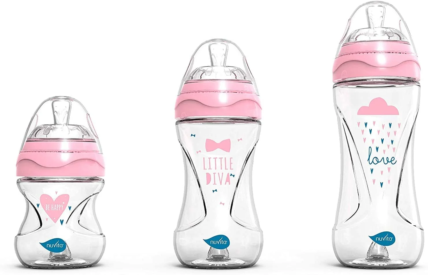 شیشه شیر ضد کولیک نوویتا میمیک کول، 330 میلی لیتر، صورتی، یک عدد شیشه شیر ضد کولیک نوویتا میمیک کول، 330 میلی لیتر، صورتی، یک عدد