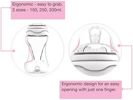 شیشه شیر ضد کولیک نوویتا میمیک کول، 330 میلی لیتر، صورتی، یک عدد شیشه شیر ضد کولیک نوویتا میمیک کول، 330 میلی لیتر، صورتی، یک عدد