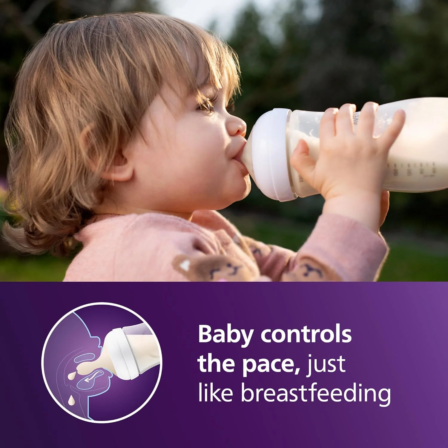 شیشه شیر نچرال کودک فیلیپس اونت با واکنش طبیعی، شفاف، 330 میلی لیتر، 4 عددی، SCY906/04 شیشه شیر نچرال کودک فیلیپس اونت با واکنش طبیعی، شفاف، 330 میلی لیتر، 4 عددی، SCY906/04