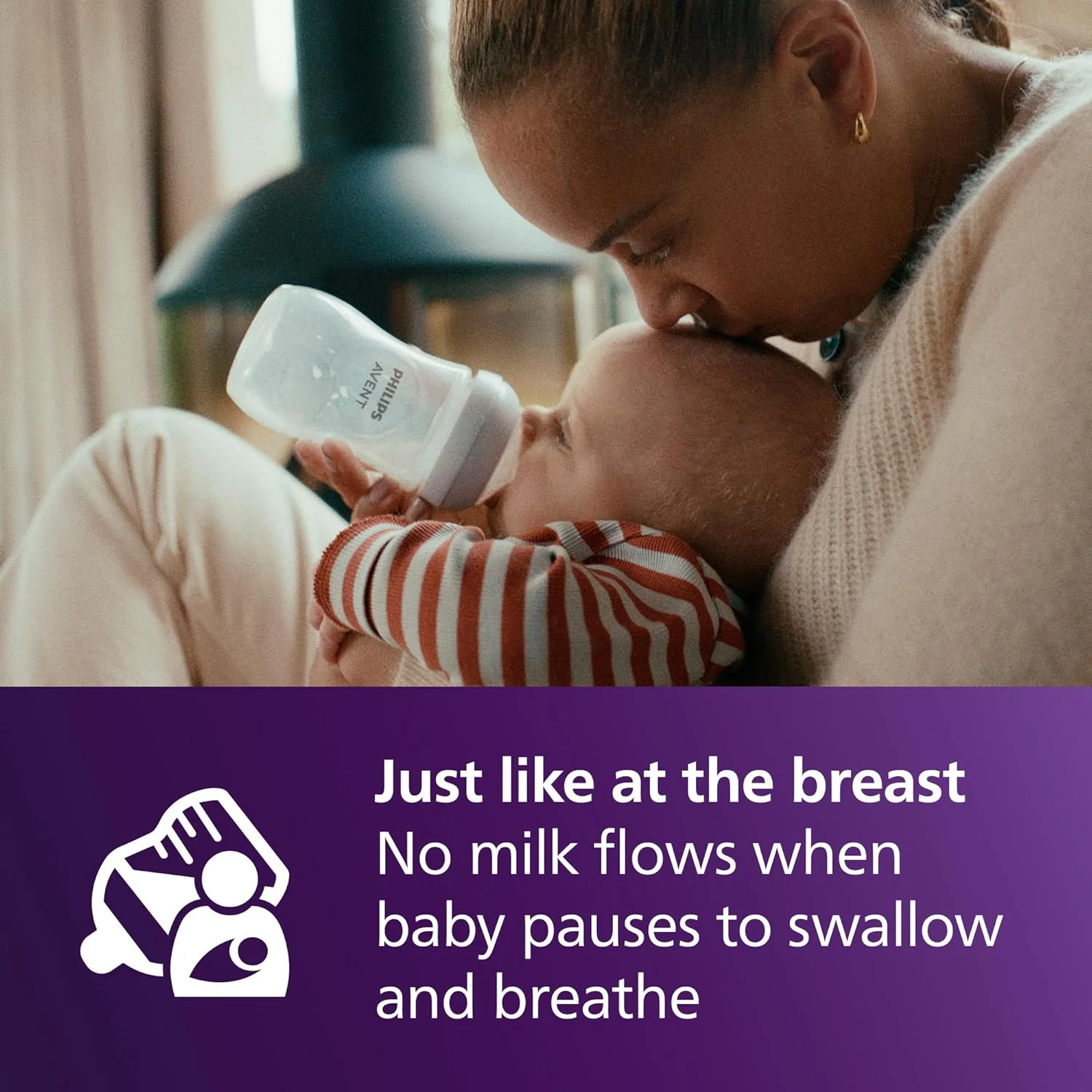 شیشه شیر نچرال کودک فیلیپس اونت با واکنش طبیعی، شفاف، 330 میلی لیتر، 4 عددی، SCY906/04 شیشه شیر نچرال کودک فیلیپس اونت با واکنش طبیعی، شفاف، 330 میلی لیتر، 4 عددی، SCY906/04