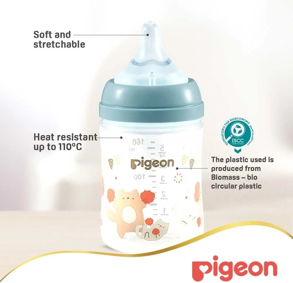 شیشه شیر پیرن Softouch با گردن پهن، سرشیشه Peristaltic PLUS طرح دار، سایز SS، فاقد BPA، 0+ ماه، 160 میلی لیتر شیشه شیر پیرن Softouch با گردن پهن، سرشیشه Peristaltic PLUS طرح دار، سایز SS، فاقد BPA، 0+ ماه، 160 میلی لیتر