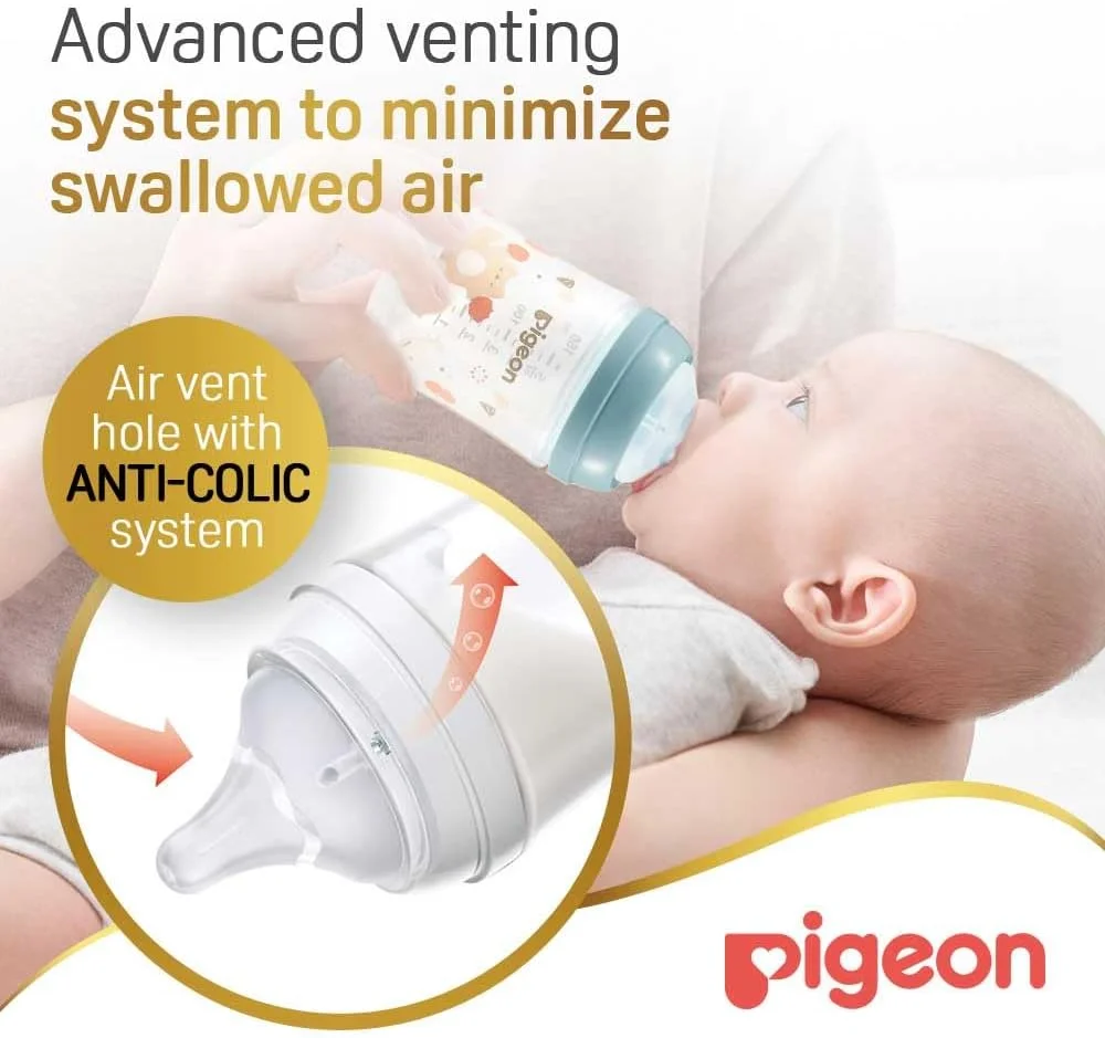 شیشه شیر پیرن Softouch با گردن پهن، سرشیشه Peristaltic PLUS طرح دار، سایز SS، فاقد BPA، 0+ ماه، 160 میلی لیتر شیشه شیر پیرن Softouch با گردن پهن، سرشیشه Peristaltic PLUS طرح دار، سایز SS، فاقد BPA، 0+ ماه، 160 میلی لیتر