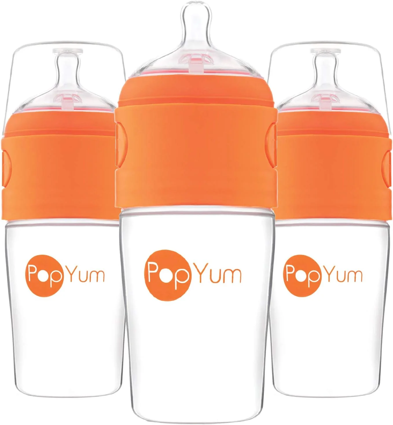 شیشه شیر ضد نفخ 270 میلی لیتری PopYum برای تهیه/مخلوط/توزیع شیر خشک، بسته 3 عددی شیشه شیر ضد نفخ 270 میلی لیتری PopYum برای تهیه/مخلوط/توزیع شیر خشک، بسته 3 عددی