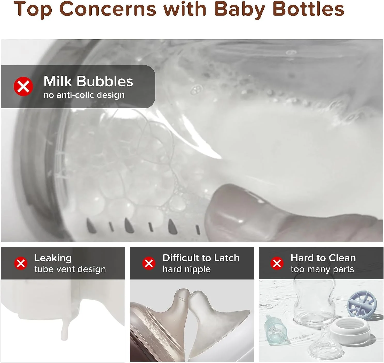 شیشه شیر ضد نفخ طبیعی PPSU Thyseed، شبیه ساز سینه مادر، مناسب نوزادان، مشابه سینه مادر، برای نوزادانی که شیشه شیر را نمی پذیرند، مناسب دختر و پسر، تغذیه با شیر خشک، ضد گاز، 240 میلی لیتر (8oz)، 3 ماه به بالا شیشه شیر ضد نفخ طبیعی PPSU Thyseed، شبیه ساز سینه مادر، مناسب نوزادان، مشابه سینه مادر، برای نوزادانی که شیشه شیر را نمی پذیرند، مناسب دختر و پسر، تغذیه با شیر خشک، ضد گاز، 240 میلی لیتر (8oz)، 3 ماه به بالا