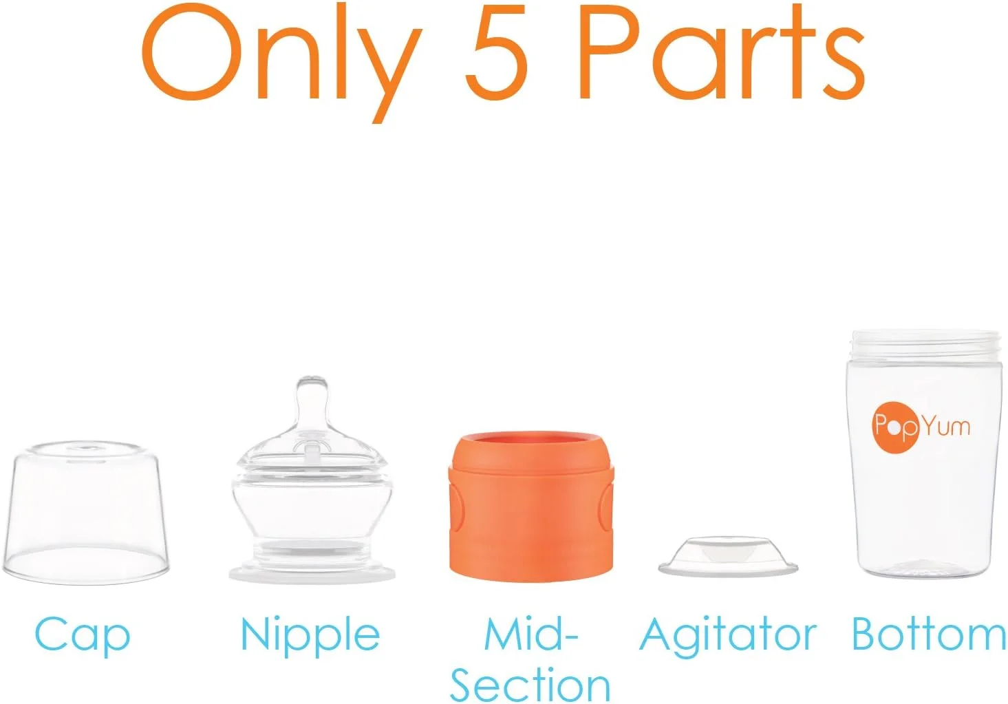 شیشه شیر ضد نفخ 270 میلی لیتری PopYum برای تهیه/مخلوط/توزیع شیر خشک، بسته 3 عددی شیشه شیر ضد نفخ 270 میلی لیتری PopYum برای تهیه/مخلوط/توزیع شیر خشک، بسته 3 عددی