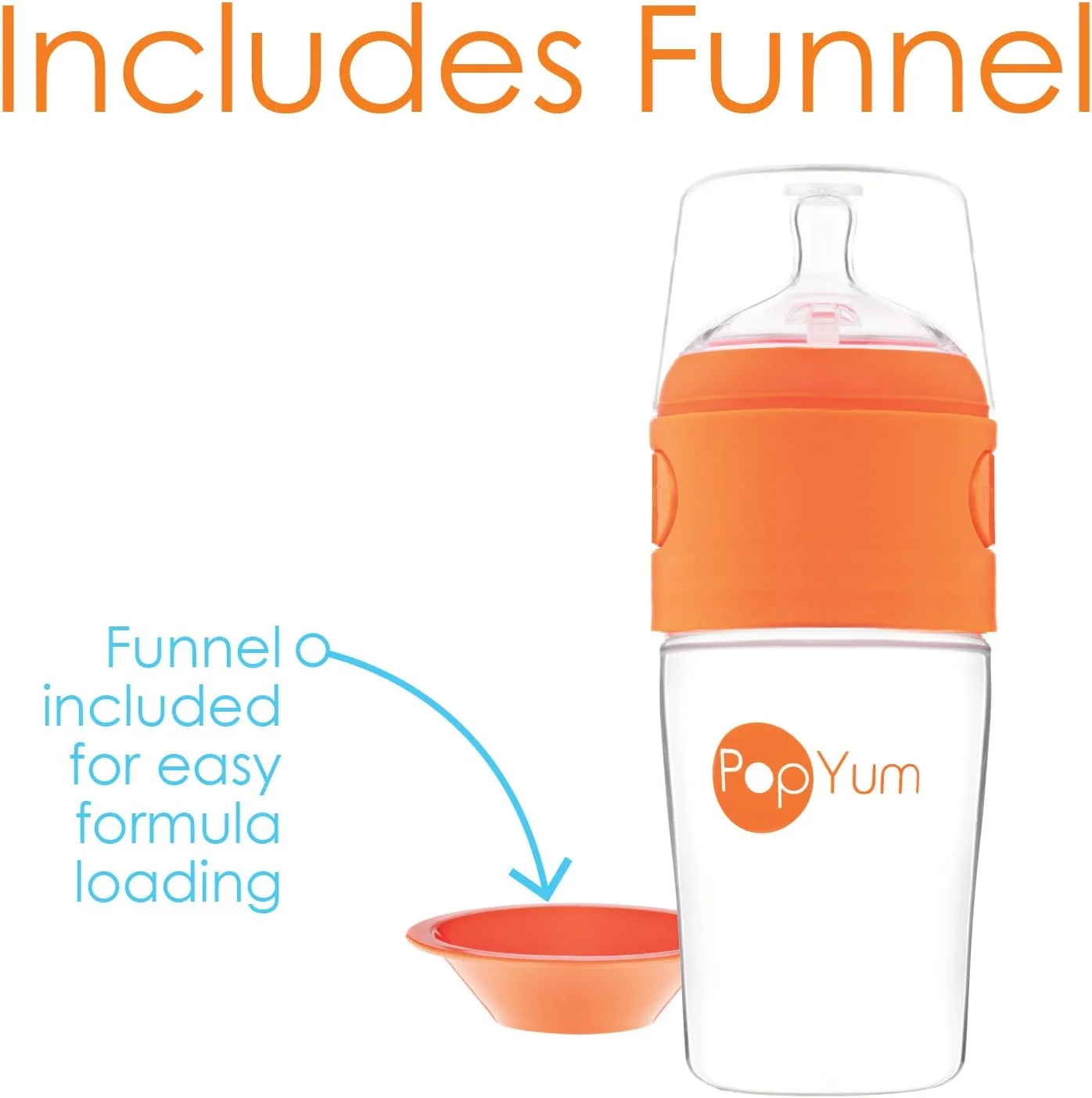 شیشه شیر ضد نفخ 270 میلی لیتری PopYum برای تهیه/مخلوط/توزیع شیر خشک، بسته 3 عددی شیشه شیر ضد نفخ 270 میلی لیتری PopYum برای تهیه/مخلوط/توزیع شیر خشک، بسته 3 عددی