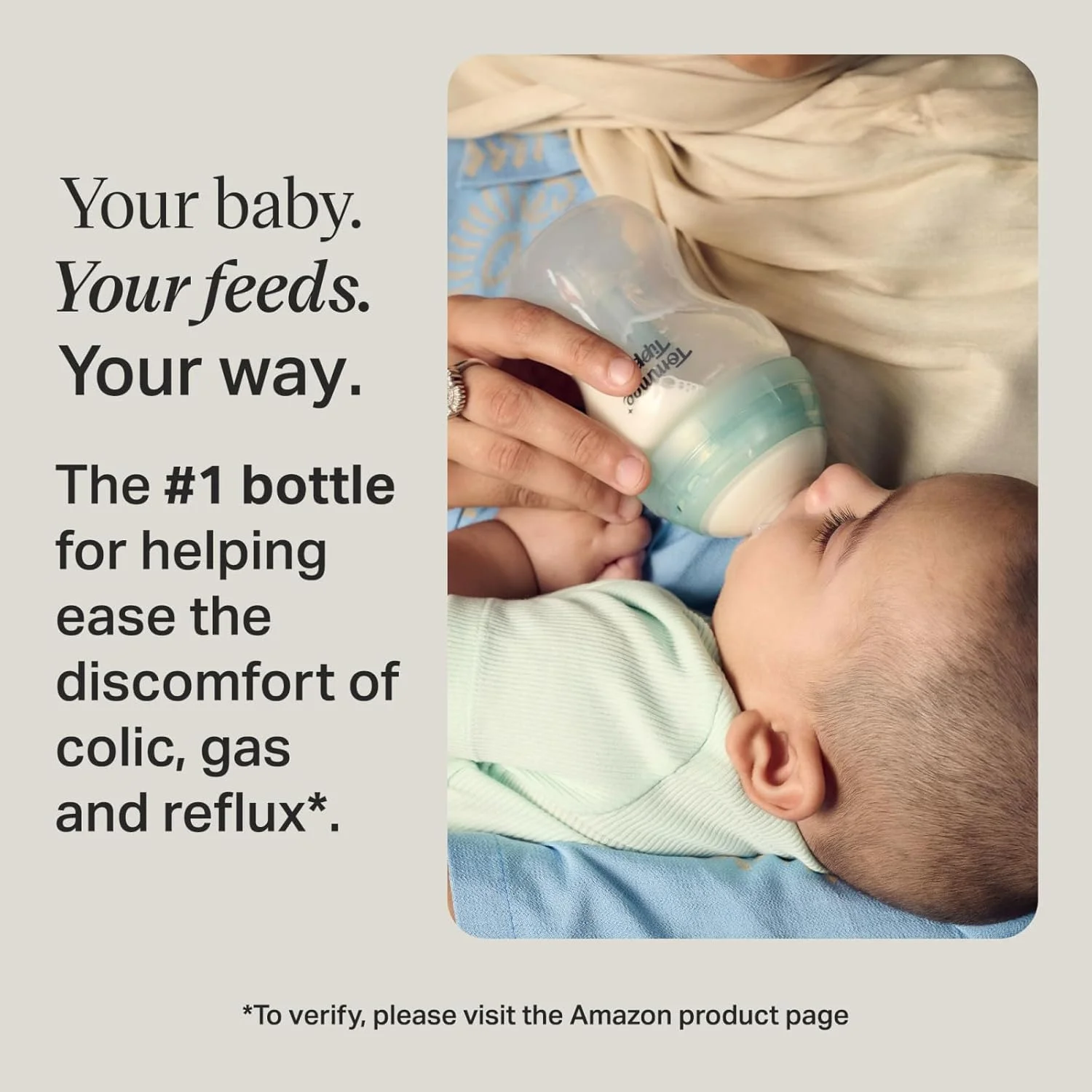 شیشه شیر کودک تامی تیپی، شیشه شیر ضد کولیک پیشرفته با جریان آهسته و متوسط شبیه سینه مادر، 9 اونس، 0+ ماه، خود استریل شونده، لوازم ضروری تغذیه کودک، بسته 2 عددی شیشه شیر کودک تامی تیپی، شیشه شیر ضد کولیک پیشرفته با جریان آهسته و متوسط شبیه سینه مادر، 9 اونس، 0+ ماه، خود استریل شونده، لوازم ضروری تغذیه کودک، بسته 2 عددی