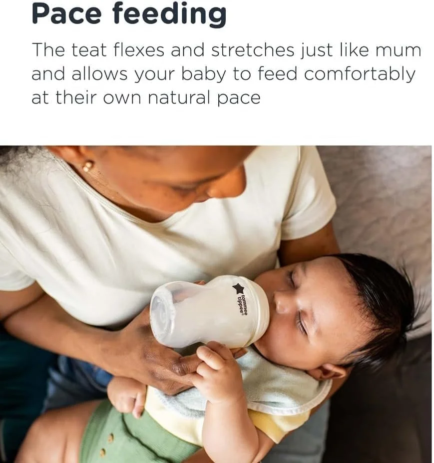 سرشیشه های شیشه شیر تامی تیپی Natural start، مشابه سینه مادر، دارای دریچه ضد کولیک، سیلیکون نرم، جریان سریع، 6+ ماه، بسته 2 عددی سرشیشه های شیشه شیر تامی تیپی Natural start، مشابه سینه مادر، دارای دریچه ضد کولیک، سیلیکون نرم، جریان سریع، 6+ ماه، بسته 2 عددی