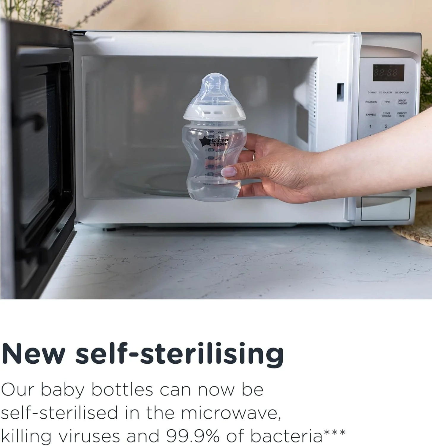 شیشه شیر ضد کولیک تامی تیپی Natural Start، سرشیشه جریان آهسته شبیه سینه مادر برای چفت شدن طبیعی، 0+ ماه، 260 میلی لیتر، دریچه ضد کولیک، خود استریل شونده، طرح حوض، بسته 6 عددی شیشه شیر ضد کولیک تامی تیپی Natural Start، سرشیشه جریان آهسته شبیه سینه مادر برای چفت شدن طبیعی، 0+ ماه، 260 میلی لیتر، دریچه ضد کولیک، خود استریل شونده، طرح حوض، بسته 6 عددی