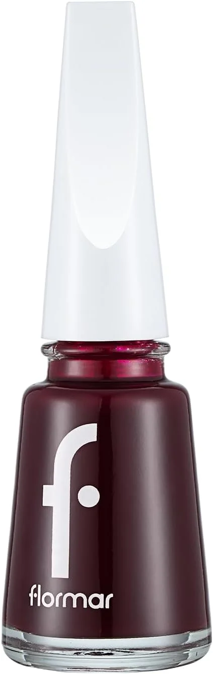 لاک ناخن کلاسیک فلورمار با فرمول جدید بهبود یافته و برس ضخیم تر - 352 Blackstar Red