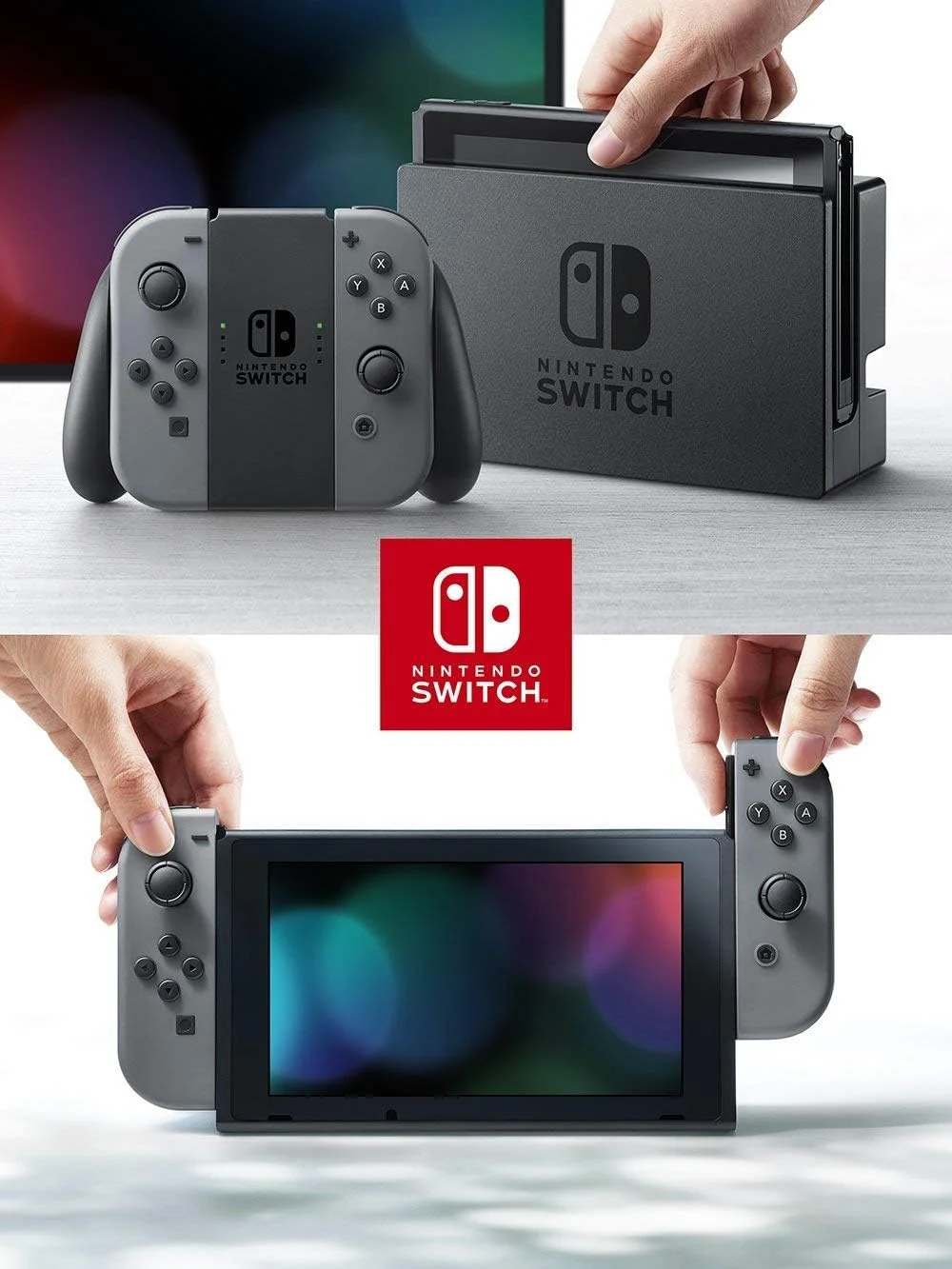 کنسول نینتندو سوییچ با Joy-Con خاکستری - 32 گیگابایت کنسول نینتندو سوییچ با Joy-Con خاکستری - 32 گیگابایت
